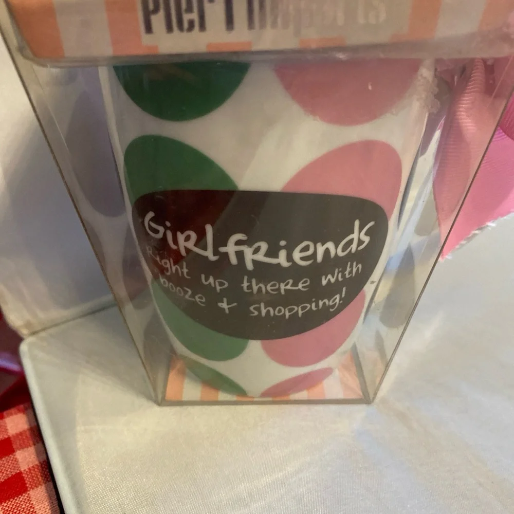 Pier 1 Imports Polka Dot Mug
